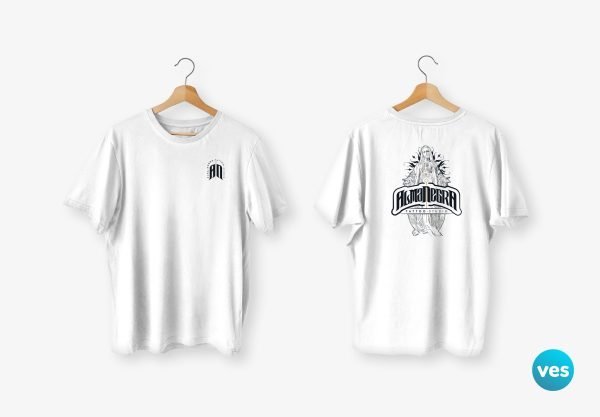 Camiseta Alma Negra en color blanco