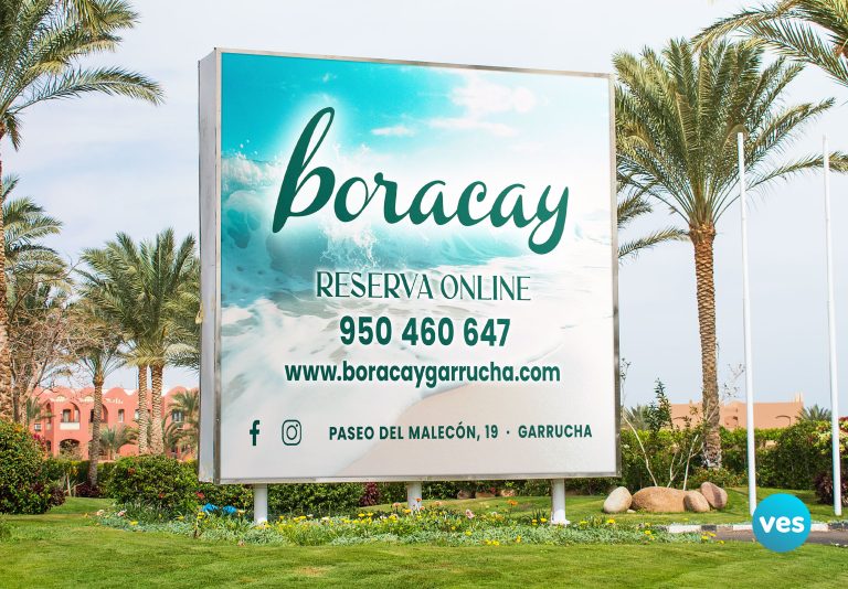 Diseño Gráfico de Valla Publicitaria Boracay