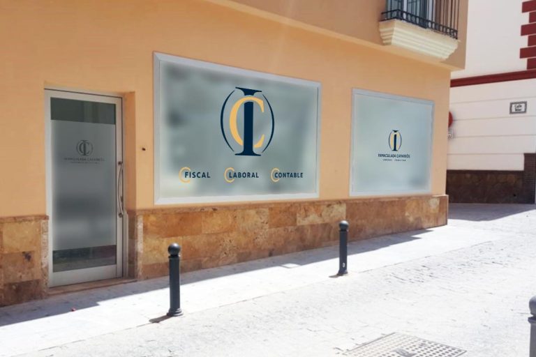 Rotulación oficinas Inmaculada Caparrós Asesoría