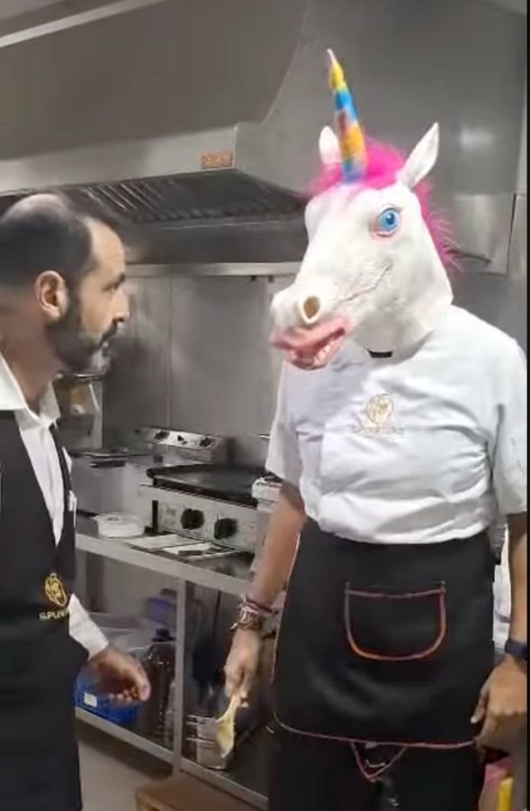 foto unicornio cocinero