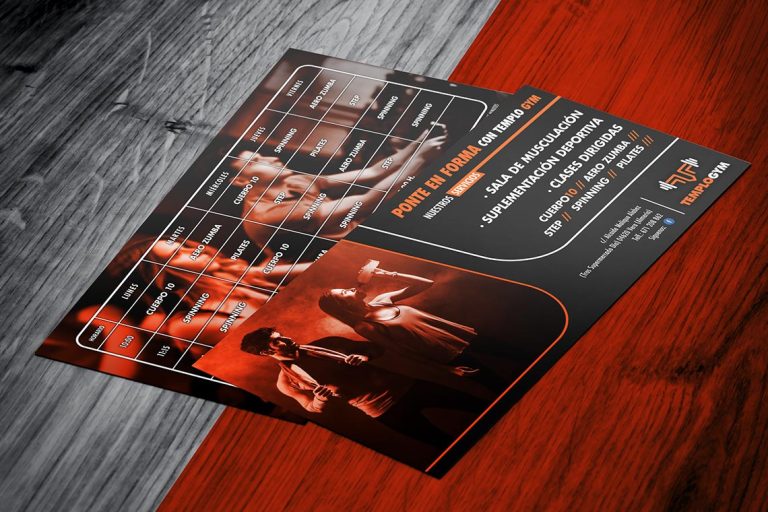 Papelería Corporativa Templo Gym